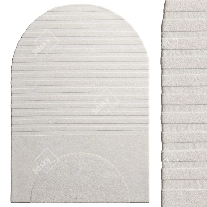 Modern Olsen Dome Rug 3D model image 2