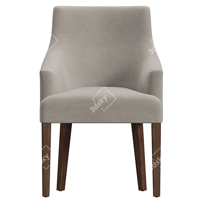 Modern Eco Dining Chair 3D 3D model image 3