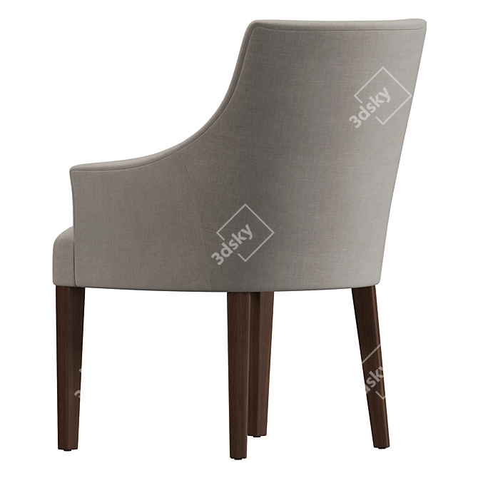 Modern Eco Dining Chair 3D 3D model image 5