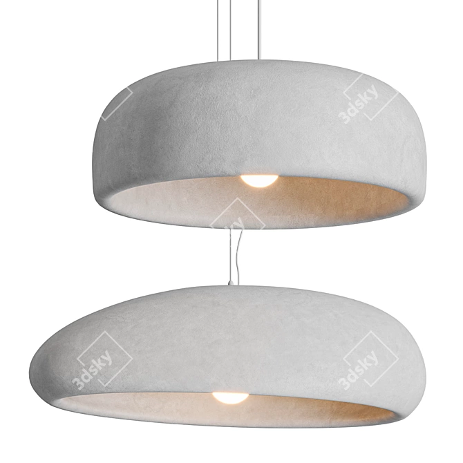 Vakkerlight Clouds Pendant Light 3D model image 1