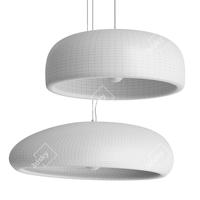 Vakkerlight Clouds Pendant Light 3D model image 2