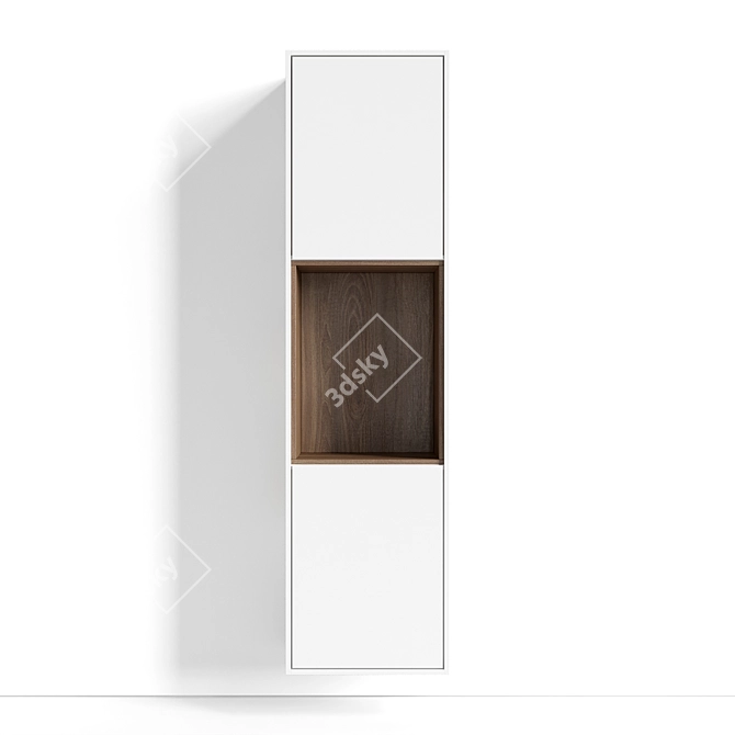 Triple Series Wall-mounted Organizer 3D model image 1