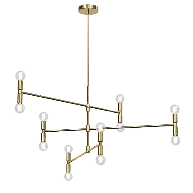 Atomium Pendant Light by ImperiumLoft 3D model image 1