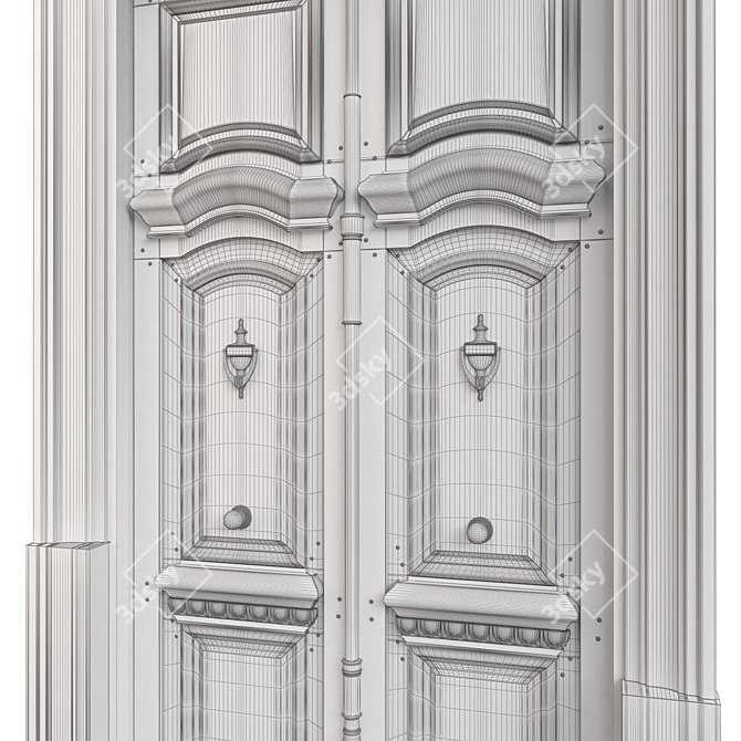 Tempera Classic 3D Doorway 3D model image 7