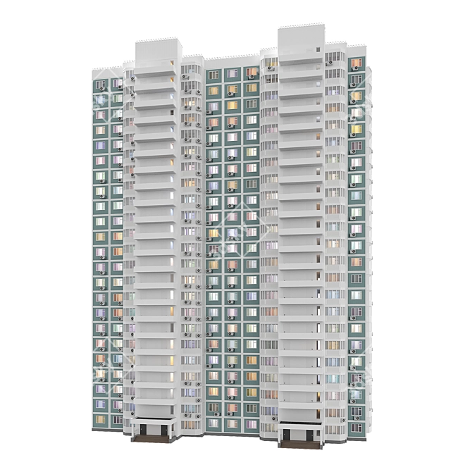 KOPЁ M Sail 23 Floors 3D model image 3