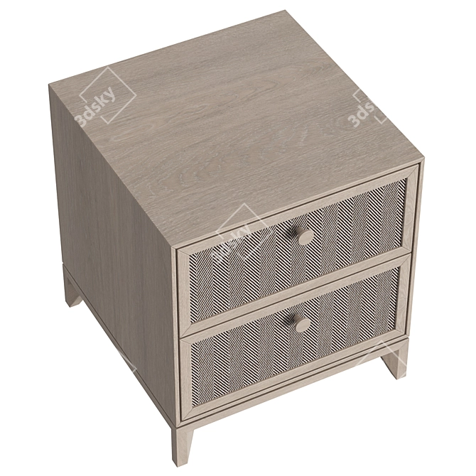 Modern Bedside Table Tie by Dantone 3D model image 5