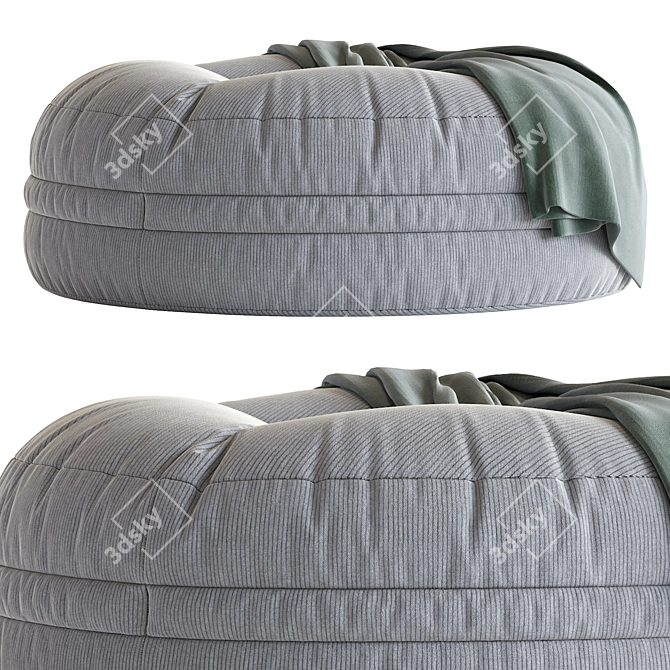 2016 Two-Piece Bean Bag 3D model image 3