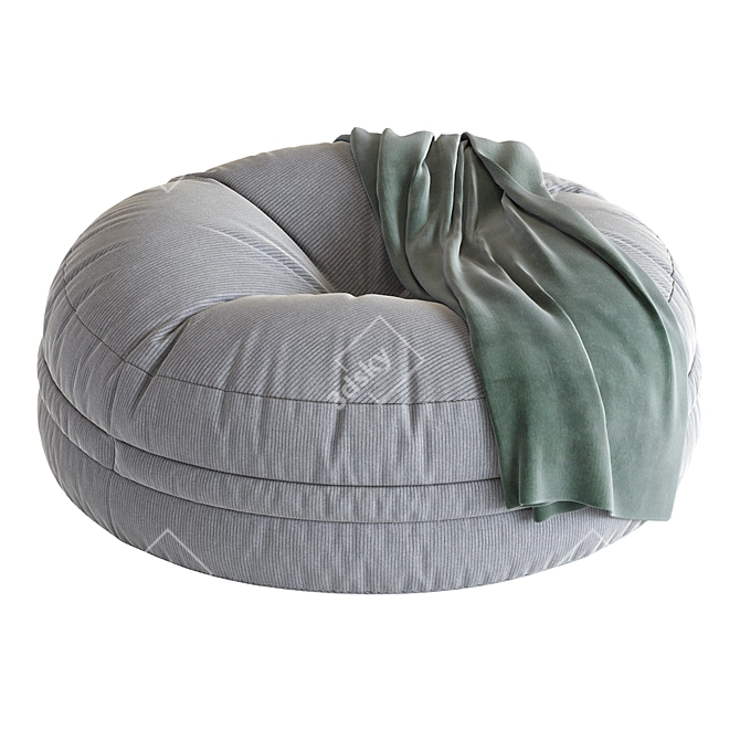 2016 Two-Piece Bean Bag 3D model image 5