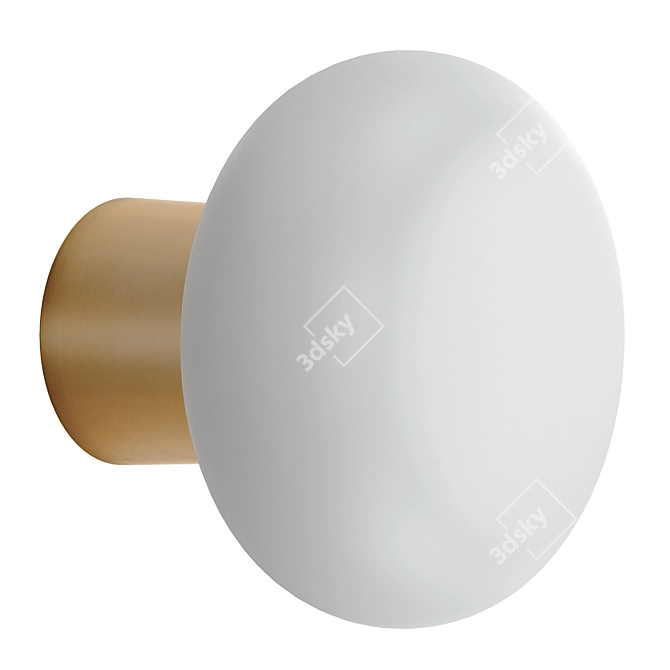 Modern chic wall light, Faith 3D model image 1