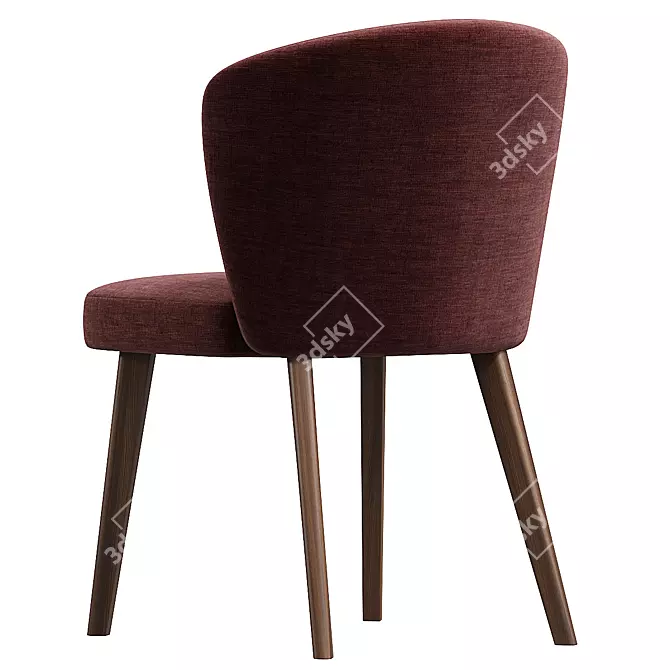 Modern Aston Chair Model Render 3D model image 4