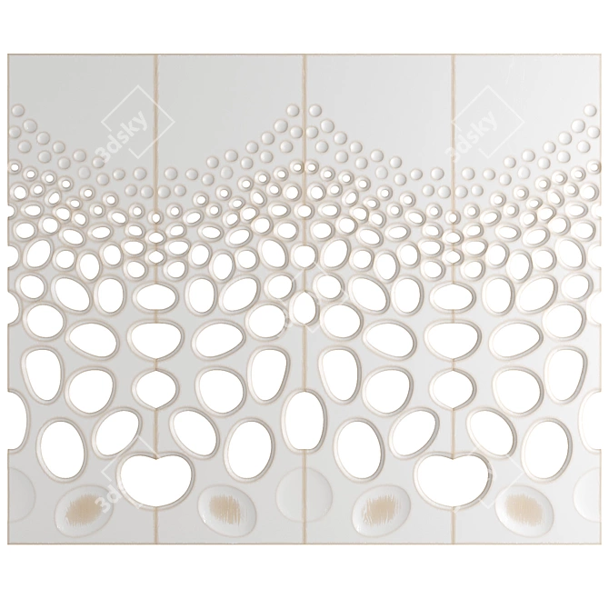 Interior Decorative Wall Art 3D model image 4