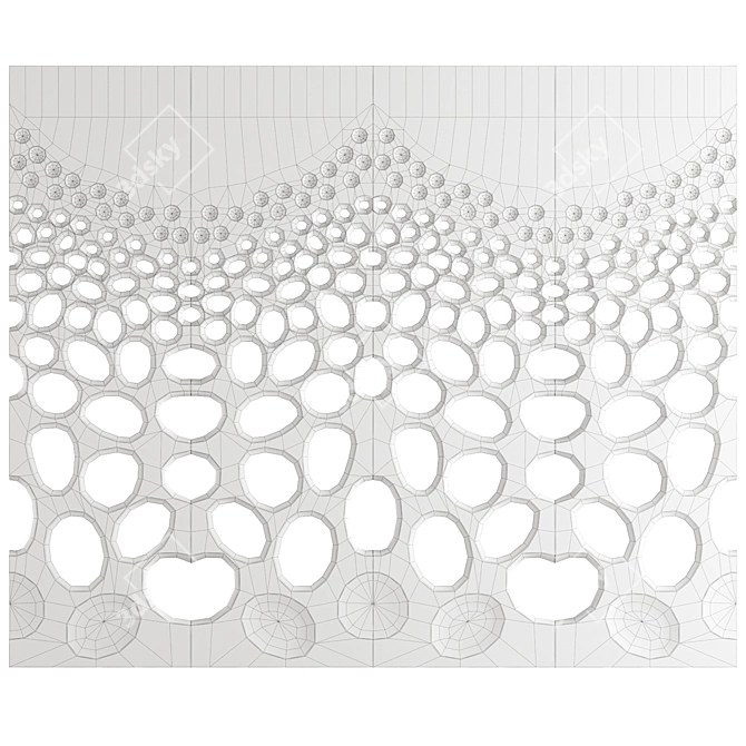 Interior Decorative Wall Art 3D model image 6
