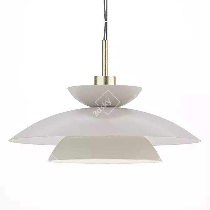 Sleek Kloe Pendant Light Fixture 3D model image 1