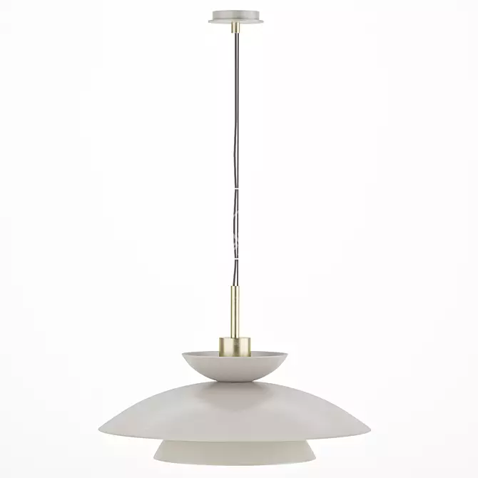 Sleek Kloe Pendant Light Fixture 3D model image 2