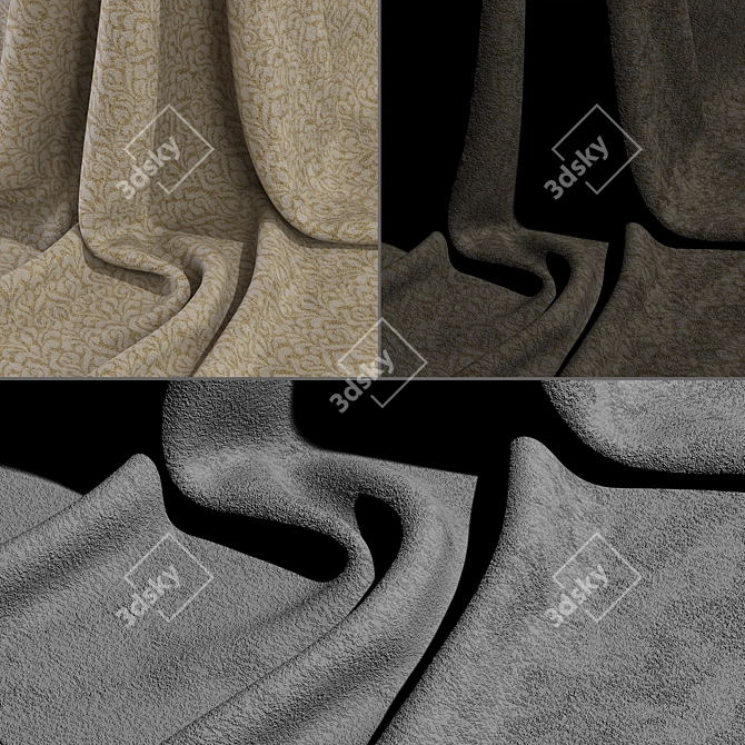 Cardiff Fabric Collection 3D Model 3D model image 3
