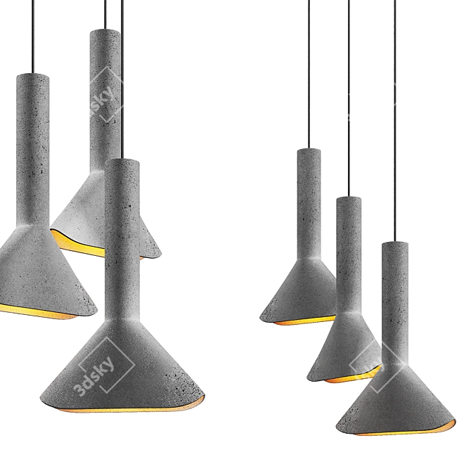 Modern Design Lamp RUDI 3D model image 2