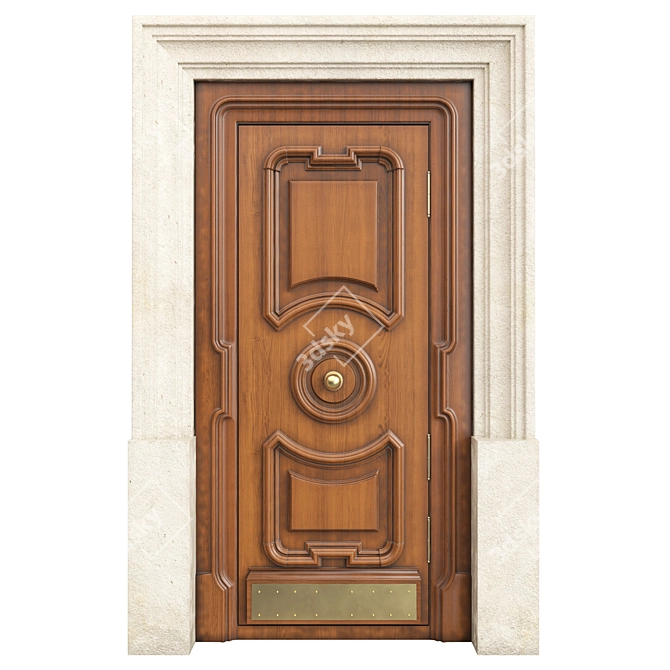 Classic Door 1100mm 3D Model 3D model image 1