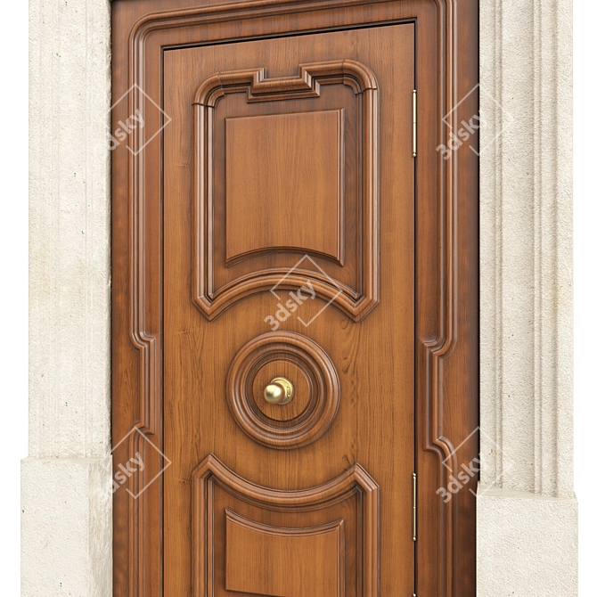 Classic Door 1100mm 3D Model 3D model image 3