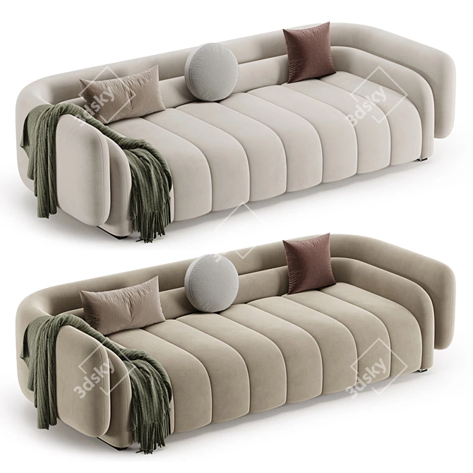 Stylish ARTIPIECES DISARA Sofa 3D model image 1