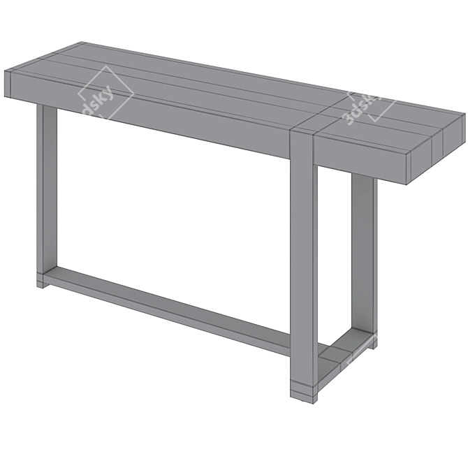  Modern Kohen Console Table 3D model image 5