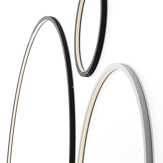  3D Wall Lamp Set, 27-2440mm 3D model image 2