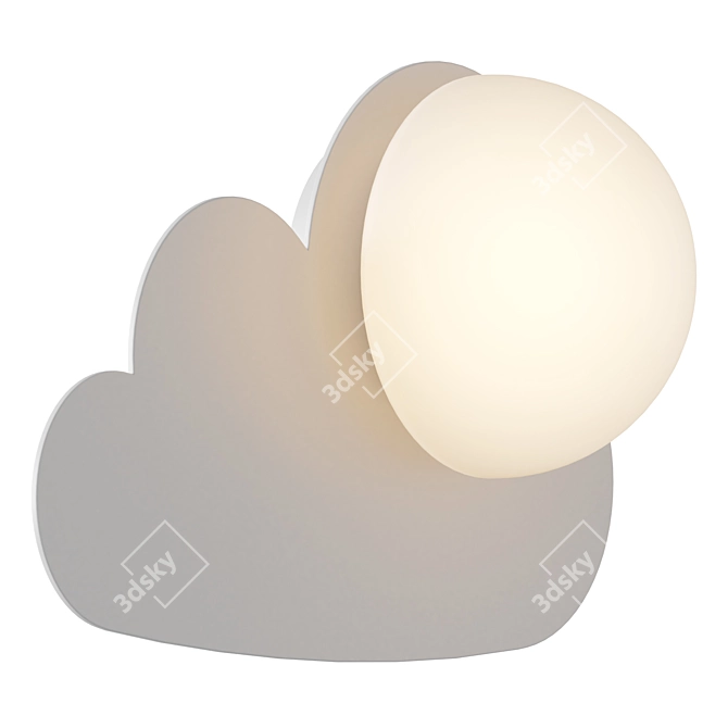 Cloud-inspired Skyku Sconce Light 3D model image 1