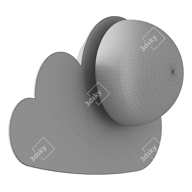 Cloud-inspired Skyku Sconce Light 3D model image 4