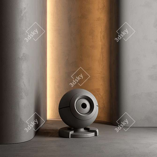  Seamless Wall Plaster Paint Set 3D model image 4