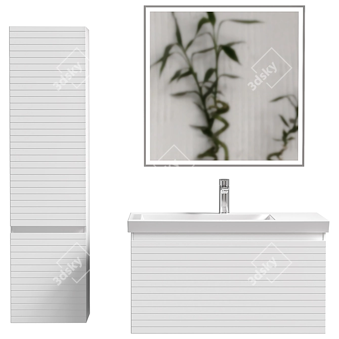 Bela Meier Sink Vanity Cabinet 3D model image 1