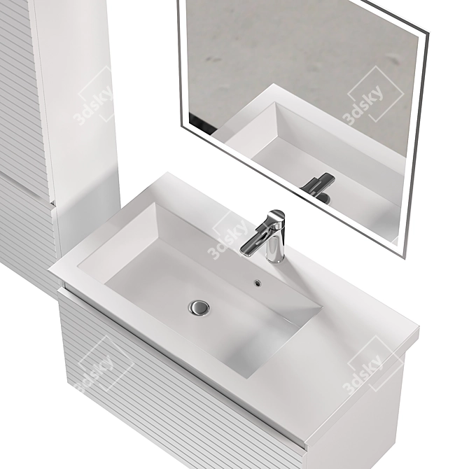 Bela Meier Sink Vanity Cabinet 3D model image 3