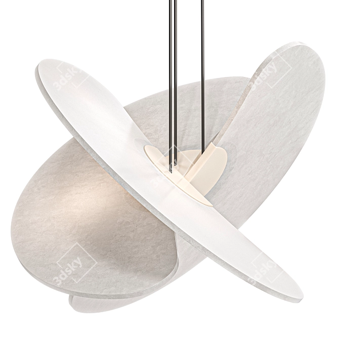 Sleek Levante Chandelier | Modern Lighting 3D model image 2