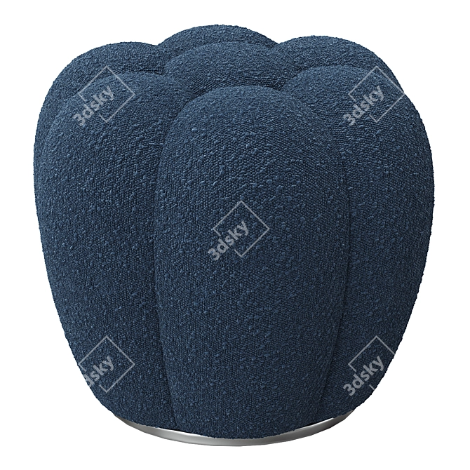 Modern Minimalist APEX Pouf 3D model image 1