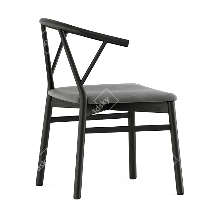 Miniforms Valerie Chair: Elegant Seating 3D model image 2