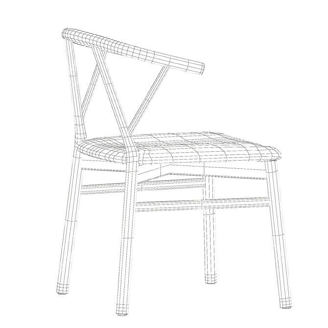 Miniforms Valerie Chair: Elegant Seating 3D model image 7