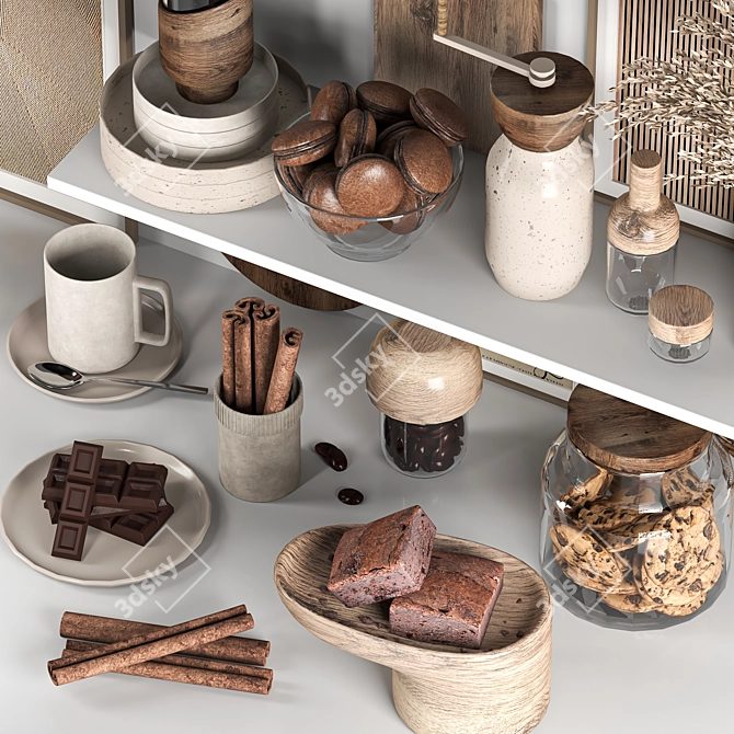  Versatile Kitchen Accessories Set 35 3D model image 3