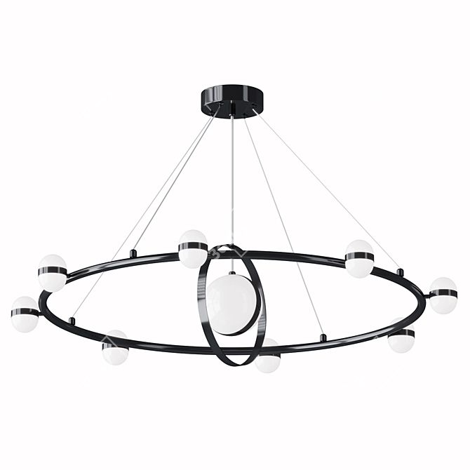 Contemporary Design Lamp Fixture 3D model image 2