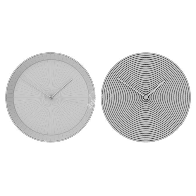 Modern Atipico Timepiece Design 3D model image 5