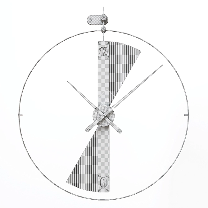 800mm Clock 3D model image 3