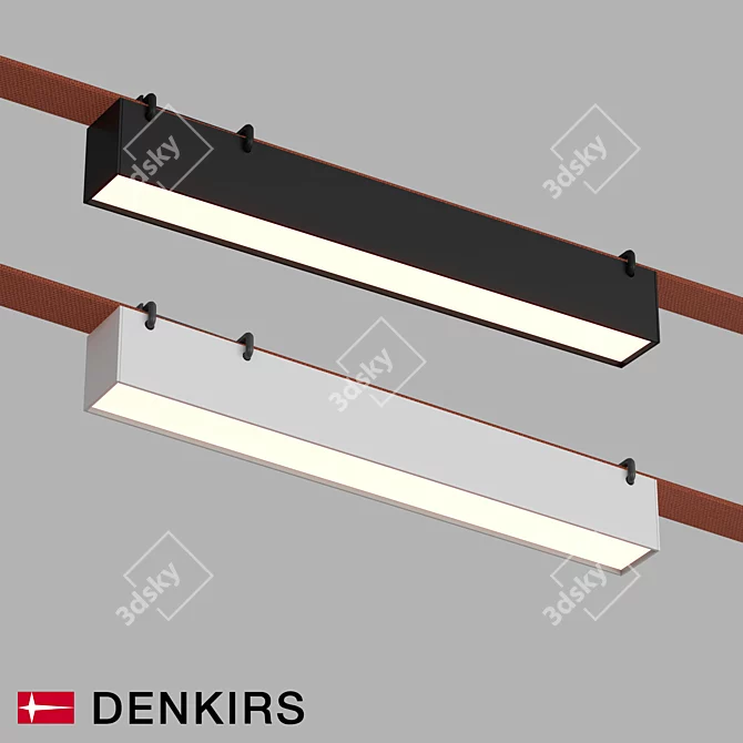 Belty Linear LED Track Light 3D model image 1