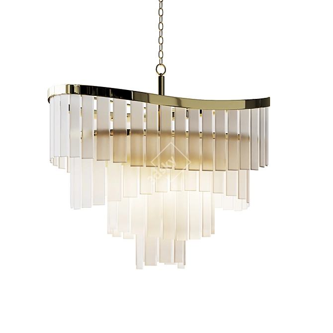 Stylish 3D Lamp Design Sirian 3D model image 1