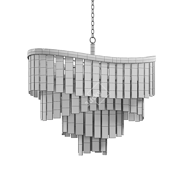 Stylish 3D Lamp Design Sirian 3D model image 3