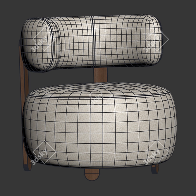 Seamless Textured 3D Furniture Model 3D model image 3