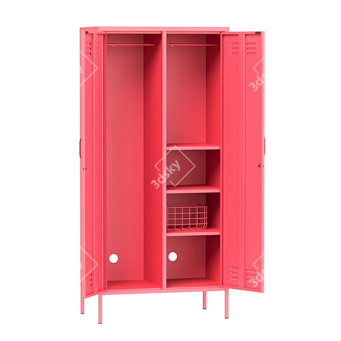 Metal Lockers for Home & Public 3D model image 10