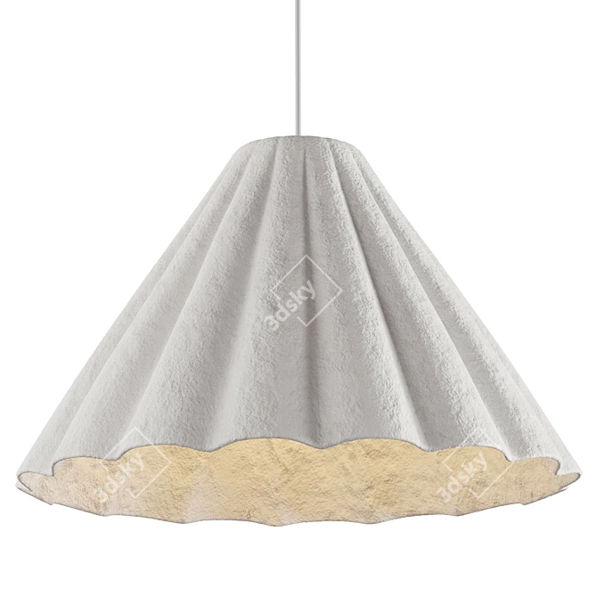 Reclaimed Cotton Pendant Lights, Watt&Veke 3D model image 4