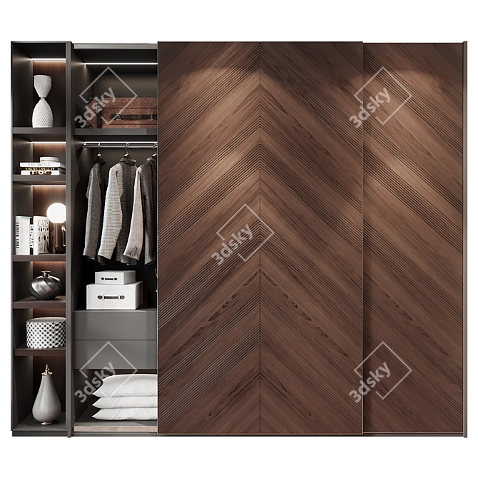 Modern Decor Cabinet GHS-2444 3D model image 1