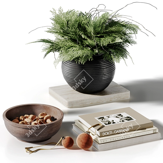 Rustic Style Decor Set 3D model image 3