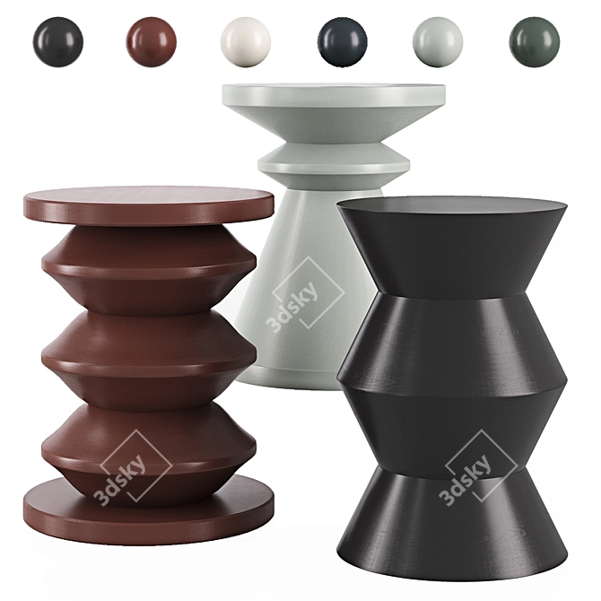 Essence 3-Piece Am.pm Table Set 3D model image 1