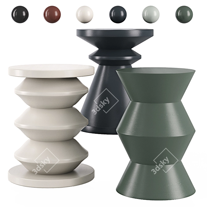 Essence 3-Piece Am.pm Table Set 3D model image 2