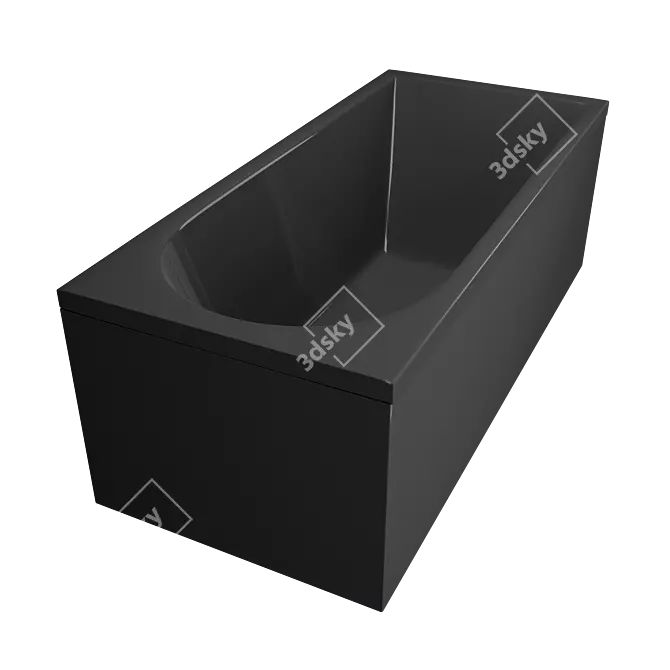 Toni Arti Acrylic Soaking Tub 3D model image 2