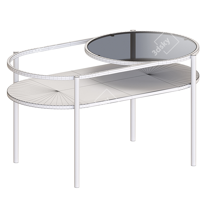 Sleek DEHELI Coffee Table 3D model image 4